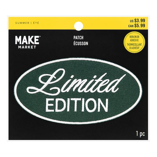 Summer Limited Edition Iron-On & Adhesive Embroidered Patch by Make Market®